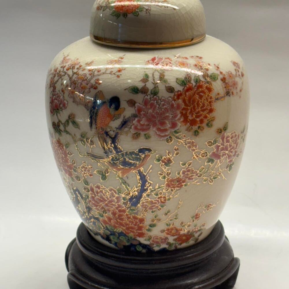 Satsuma japan 6 jarvase colorful